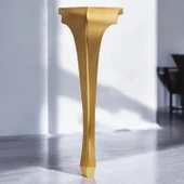 Lukens Masa Dresuar Ayağı 75 cm Plastik Altın Gold Ayak Mutfak Yemek Masası Mobilya Ayakları Gold thumbnail 6