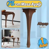 Lukens Masa Dresuar Ayağı 75 cm Plastik Ahşap Ayak Mutfak Yemek Masası Mobilya Ayakları Kahverengi thumbnail 1