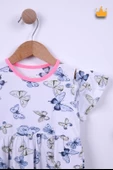 Babyhola Kız Bebek Bayramlık Kelebek Baskılı Elbise 947235 - 3