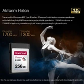 Transcend TS256GCFE820 256GB CFExpress Hafıza Kartı - 2
