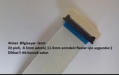 22 Pin 0.5 Adımlı Flex Soketi. Flex Ffc Konnektörü 22-0.5-Alt thumbnail 2