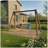 Ahşap Salıncak, 2'li Standart Salıncak Koltuğu - 1