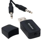 Powermaster PM-15152 Bluetooth Wireless TO 3.5Mm Jack Audio Ses MP3 Alıcı (Receiver Çevirici Adaptörü) - 2