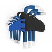 WORKPRO WP222014 9 Parça Kısa Boy CR-V Metrik Profesyonel Allen Anahtar Takımı - 2