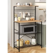 Eportatif Çok Amaçlı Dolap Mutfak Rafı Bango Masa Çam 1433 - 3