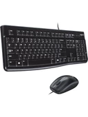 Logitech MK120 USB Kablolu Tam Boyutlu Türkçe Klavye Mouse Seti - Siyah - 1