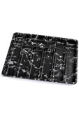 Plastik 7 Bölmeli Siyah Çekmece İçi Kaşıklık Organizer Düzenleyici 50CM×37CM - 1