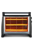 Lx-2831 Buharlı Quartz Isıtıcı Siyah - 1