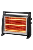 Lx-2831 Buharlı Quartz Isıtıcı Siyah - 2