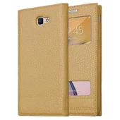 Samsung Galaxy C5 Uyumlu Pencereli Kapaklı Magnum Kılıf thumbnail 2