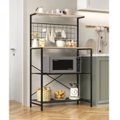 Eportatif Çok Amaçlı Dolap Mutfak Rafı Bango Masa Beyaz 1434 - 1