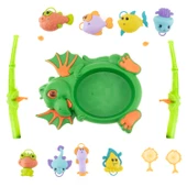 Oyuncak Balık Tutma Oyunu Dinazorlu Mıknatıslı 13 Parça - 1