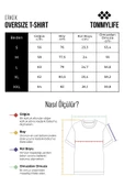 Tommy Life Siyah Pamuklu Kalın Yüzeyi Dokulu Oversize Fit Basic Erkek T-Shirt - 88339 - 6