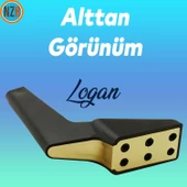 Mobilya Yükseltici Kanepe Sehpa TV Ünitesi Koltuk Ayağı 16 cm Siyah Gold Baza Ayak thumbnail 6