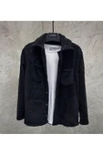 Fiftycolor Unisex Siyah Peluş Ceket - 3