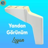 Mobilya Yükseltici Kanepe Sehpa TV Ünitesi Koltuk Ayağı 16 cm Beyaz Gold Baza Ayak thumbnail 3