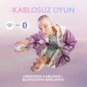 logitech G Aurora G705 Lıghtspeed Kablosuz Oyuncu Mouse - Beyaz - 7