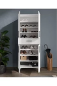 ROSEPAL Everest Rüya 4 Kapaklı 8 Raflı 1 Çekmeceli Ayakkabılık - 3