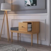ROSEPAL Paris Modern Bambu Çok Amaçlı Puf - 3