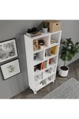 ROSEPAL Pera 10 Bölmeli Beyaz Kitaplık - 3