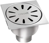 Creavit FS116A Paslanmaz Yer Sifonu 10x10 cm - 1