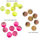 Berkley Powerbait Power Eggs Floating Garlic Sahte Yemi  CLEAR SILVER FL.YELLOW - 2