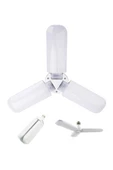WUVERA Beyaz 3 Kollu Katlanabilir Pervane Led Ampul 30 Waat - 2