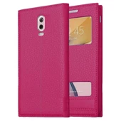 Samsung Galaxy C8 Uyumlu Pencereli Kapaklı Magnum Kılıf thumbnail 4