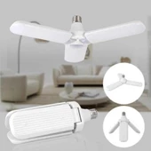 WUVERA Beyaz 3 Kollu Katlanabilir Pervane Led Ampul 30 Waat - 3