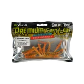 Ryuji Tipsy Worm 5.8cm Silikon Yem (12 Adet)  Standart ORANGE GLOW - 4