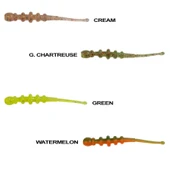 Ryuji Tipsy Worm 5.8cm Silikon Yem (12 Adet)  Standart ORANGE GLOW - 1