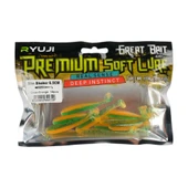 Ryuji Slim Shaker 6.5cm Silikon Yem (10 Adet)  Standart LIME - 3