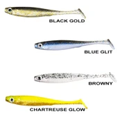 Ryuji Mister Shad 10cm 7gr Silikon Yem  Standart UV LIME - 2