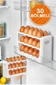 Mithra Life 3 Katlı 30 Bölmeli Buzdolabı İçi Yumurtalık Organizeri MIT1094 - 1