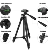 Telefon ve Fotoğraf Makinesi İçin Tripod - 4