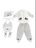 Sema Baby 5'li Set - Mavi - 1