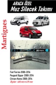 OTO MOTTO Fiorino Bipper Nemo 2008-2014 Ön Cam Muz Silecek Takımı - 1