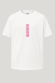 Oversize Sukuna Jujutsu Kaisen Pembe Baskılı Unisex Tişört - 6