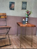 Ahşap Yan Bahçe ve Balkon Sehpa - 4