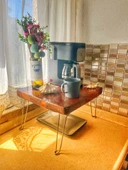 Ahşap Mutfak Banyo Tezgah Üstü Organizer Tekli Raflı Banyo Mutfak Düzenleyici - 1