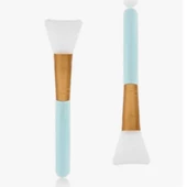 Temizlemesi Kolay İkili Silikon Yüz Cilt Bakımı Maske ve Krem Spatulası - 1