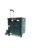 BALATLI   Katlanabilir Merdiven Çıkabilen Market Taşıma Arabası 40 Kg - 4