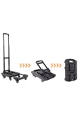 BALATLI   6 Tekerlekli Ayarlanabilir ve Katlanabilir Paket Koli Taşıma Arabası 200 Kg - 1