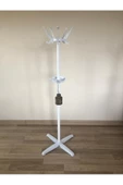 ENZELO Ayaklı Askılık Lüx Portmanto Siyah portmanto gri - 6