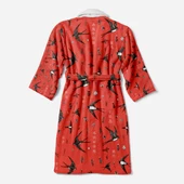 Japon Kuşlar Bornoz - 2