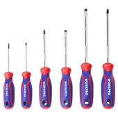 WORKPRO WP200504 6 Parça Profesyonel CR-V Manyetik Tornavida Seti - 1