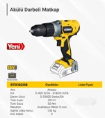 RTRMAX X-LION RTX1820B AKÜLÜ DARBELİ MATKAP 50Nm AKÜ VE ŞARJ HARİÇ - 2