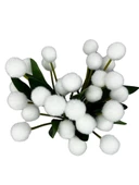 Nettenevime Yapay Çiçek Beyaz Pompon Çiçeği Dekoratif Yapay Çiçek 30*20cm thumbnail 4