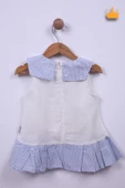 Babyhola Kız Bebek Çocuk Bayramlık Çizgili Yaka Detaylı Elbise 229197 thumbnail 10