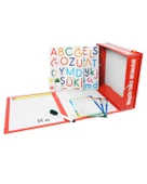Manyetik Tablet Alfabe Seti ve Yazı Tahtası - 5